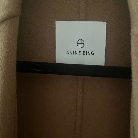Anine Bing Cashmere Blend Quinn Coat - Picture 12 of 15